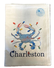 Charleston and Christmas themed hand towels