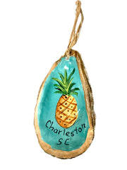 Hand Painted Oyster Shell Ornament